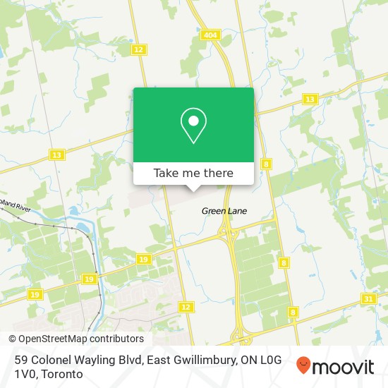 59 Colonel Wayling Blvd, East Gwillimbury, ON L0G 1V0 plan