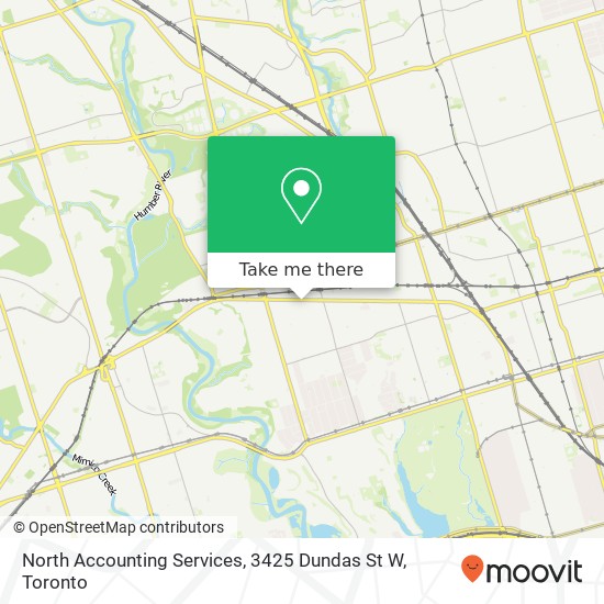 North Accounting Services, 3425 Dundas St W map