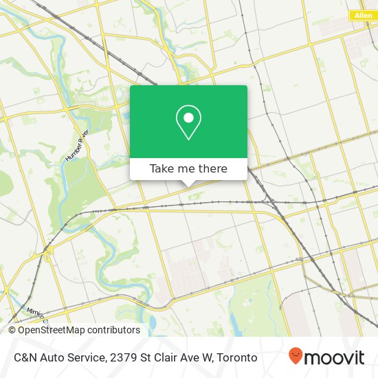 C&N Auto Service, 2379 St Clair Ave W map