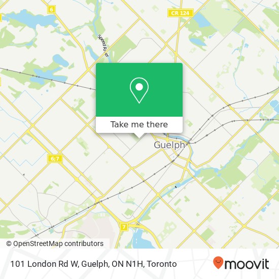 101 London Rd W, Guelph, ON N1H map