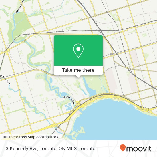 3 Kennedy Ave, Toronto, ON M6S plan