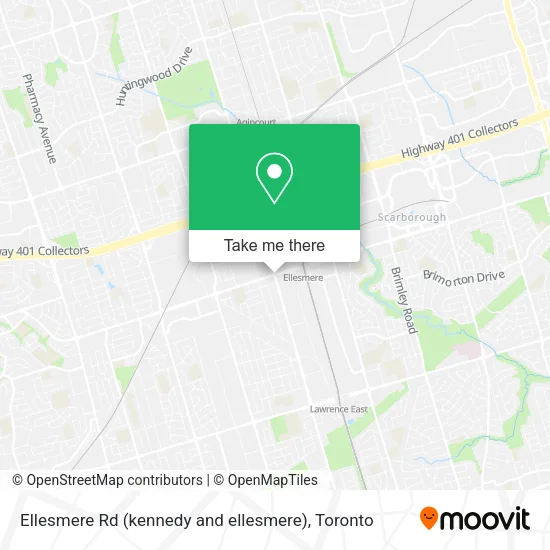 Ellesmere Rd (kennedy and ellesmere) map