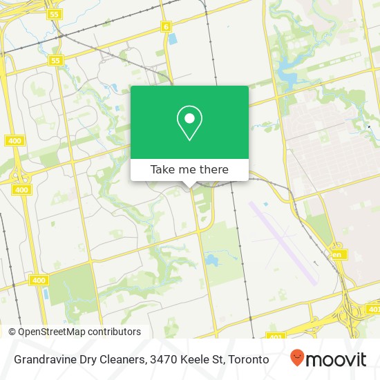 Grandravine Dry Cleaners, 3470 Keele St map
