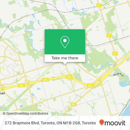 272 Braymore Blvd, Toronto, ON M1B 2G8 map
