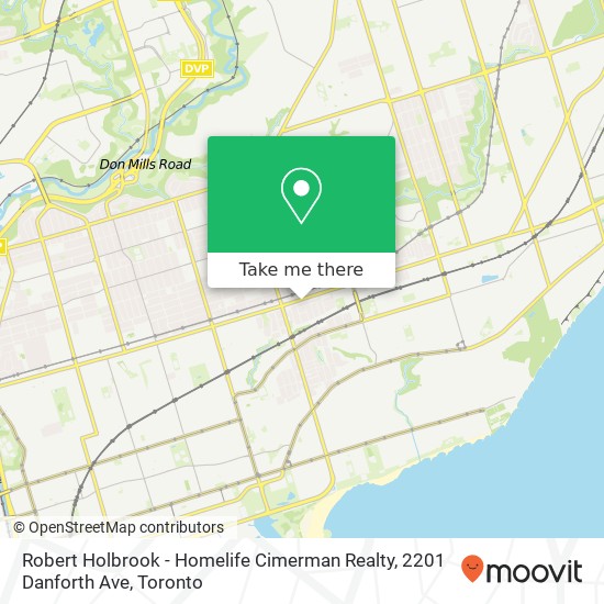 Robert Holbrook - Homelife Cimerman Realty, 2201 Danforth Ave map