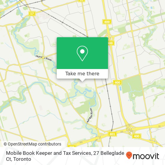 Mobile Book Keeper and Tax Services, 27 Belleglade Ct map