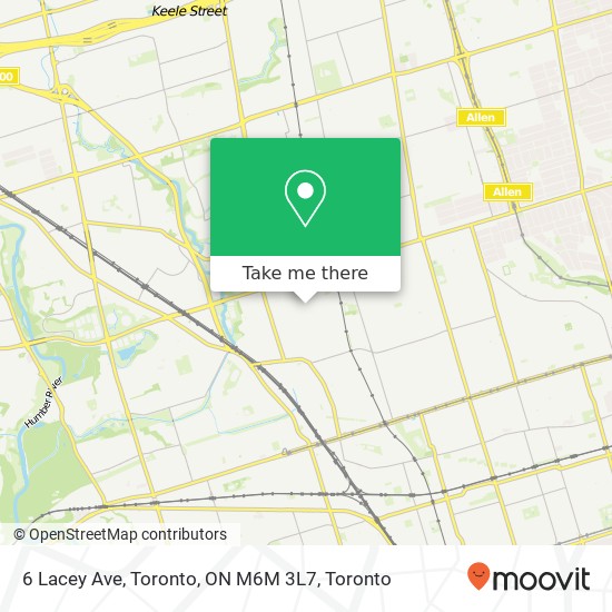 6 Lacey Ave, Toronto, ON M6M 3L7 map