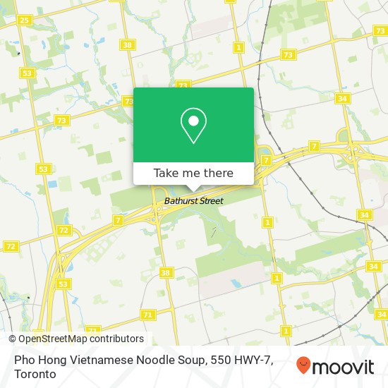 Pho Hong Vietnamese Noodle Soup, 550 HWY-7 map