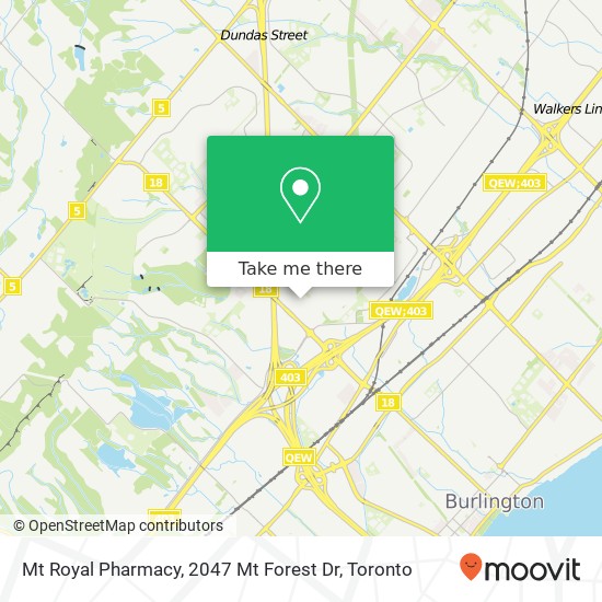 Mt Royal Pharmacy, 2047 Mt Forest Dr plan