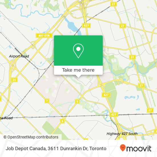 Job Depot Canada, 3611 Dunrankin Dr map