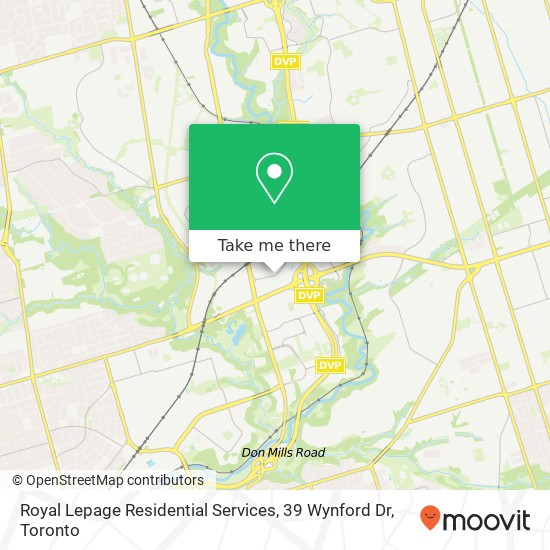 Royal Lepage Residential Services, 39 Wynford Dr map