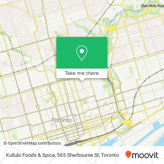 Kullubi Foods & Spice, 565 Sherbourne St map