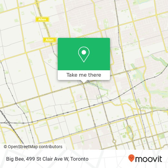 Big Bee, 499 St Clair Ave W map