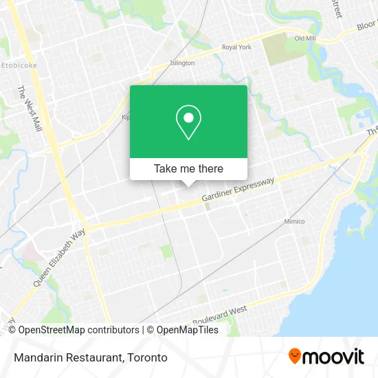 Mandarin Restaurant plan
