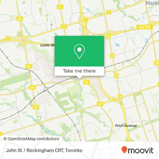 John St / Rockingham CRT map