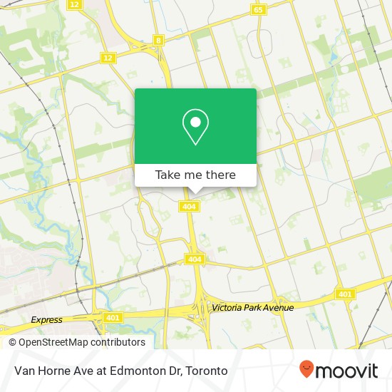 Van Horne Ave at Edmonton Dr map