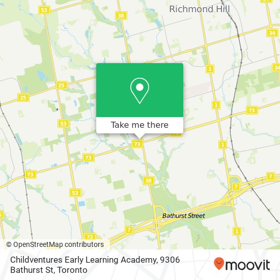 Childventures Early Learning Academy, 9306 Bathurst St map