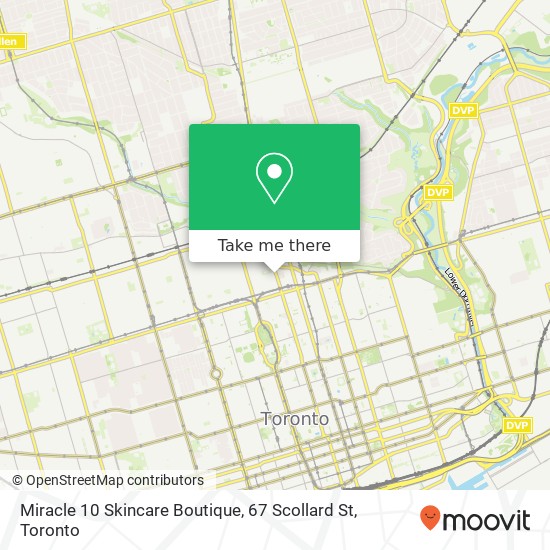 Miracle 10 Skincare Boutique, 67 Scollard St map
