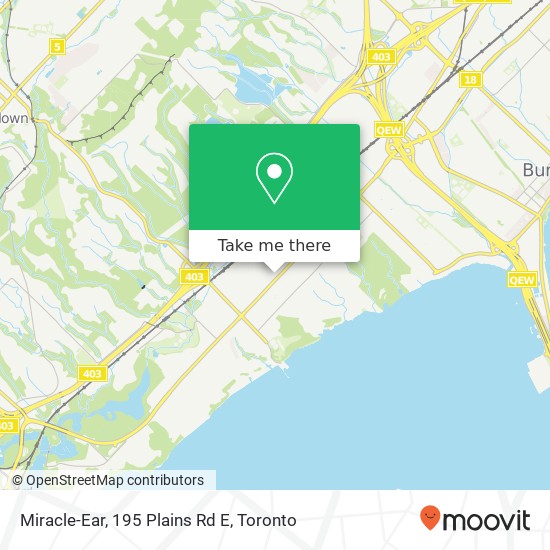 Miracle-Ear, 195 Plains Rd E map