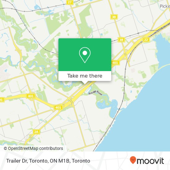 Trailer Dr, Toronto, ON M1B map