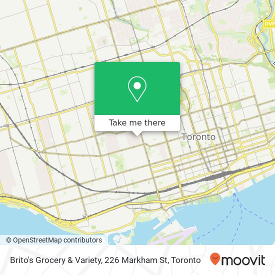 Brito's Grocery & Variety, 226 Markham St map