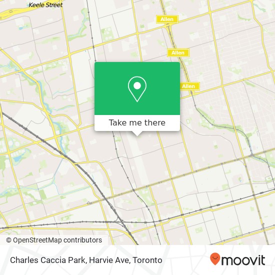 Charles Caccia Park, Harvie Ave map