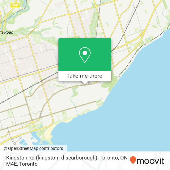 Kingston Rd (kingston rd scarborough), Toronto, ON M4E plan