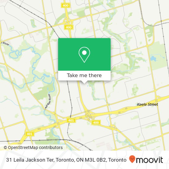 31 Leila Jackson Ter, Toronto, ON M3L 0B2 map