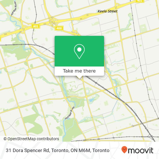 31 Dora Spencer Rd, Toronto, ON M6M plan