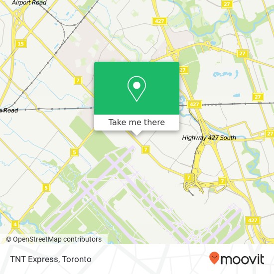 TNT Express map