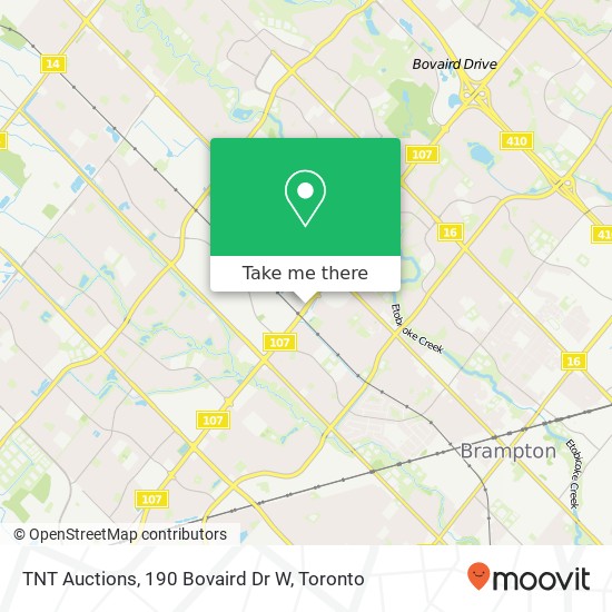 TNT Auctions, 190 Bovaird Dr W map