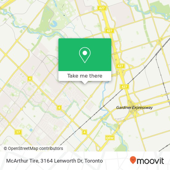 McArthur Tire, 3164 Lenworth Dr map