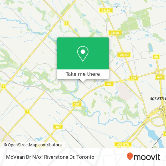 McVean Dr N/of Riverstone Dr map