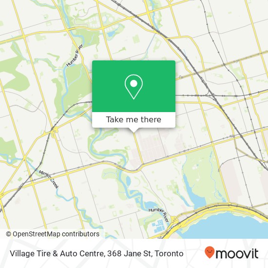 Village Tire & Auto Centre, 368 Jane St map