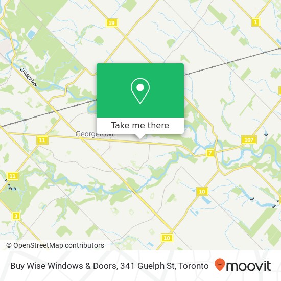 Buy Wise Windows & Doors, 341 Guelph St map