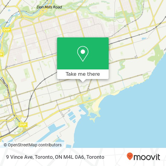 9 Vince Ave, Toronto, ON M4L 0A6 plan