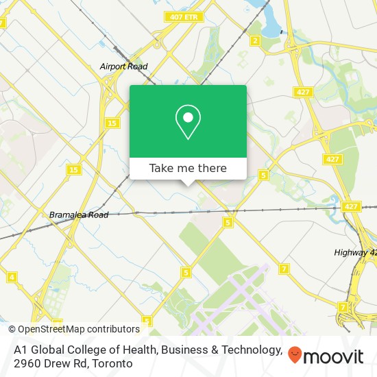 A1 Global College of Health, Business & Technology, 2960 Drew Rd map