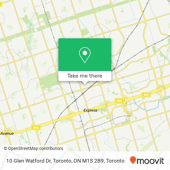 10 Glen Watford Dr, Toronto, ON M1S 2B9 map