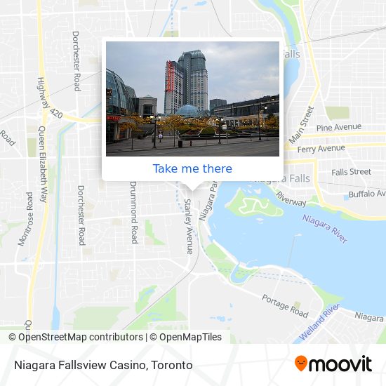 Niagara Fallsview Casino map