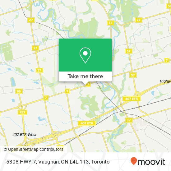 5308 HWY-7, Vaughan, ON L4L 1T3 map