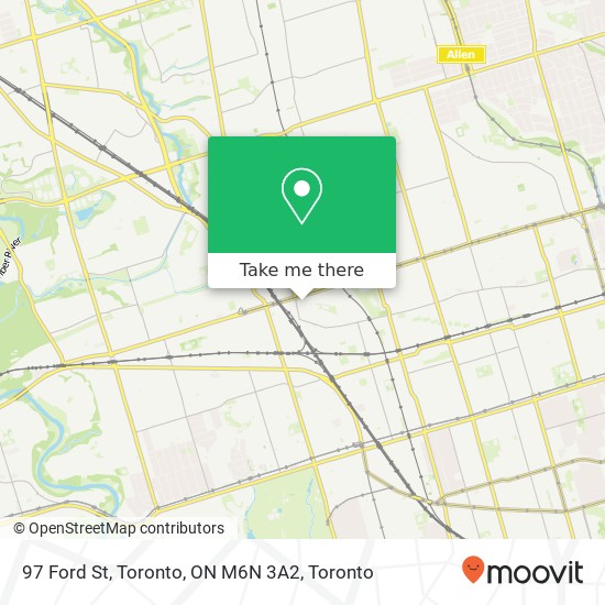 97 Ford St, Toronto, ON M6N 3A2 map