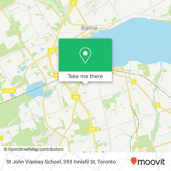 St John Vianney School, 393 Innisfil St map