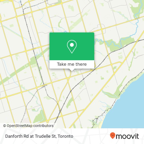 Danforth Rd at Trudelle St map