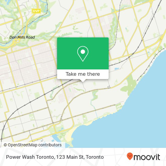 Power Wash Toronto, 123 Main St plan