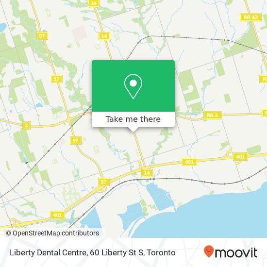Liberty Dental Centre, 60 Liberty St S map