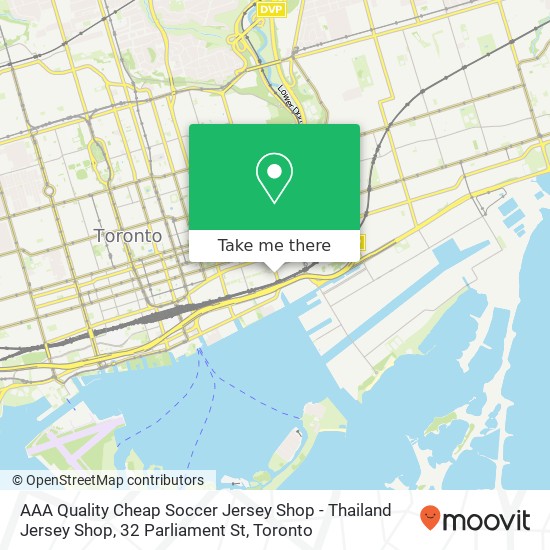 AAA Quality Cheap Soccer Jersey Shop - Thailand Jersey Shop, 32 Parliament St map