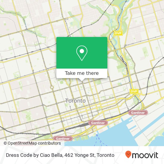 Dress Code by Ciao Bella, 462 Yonge St map