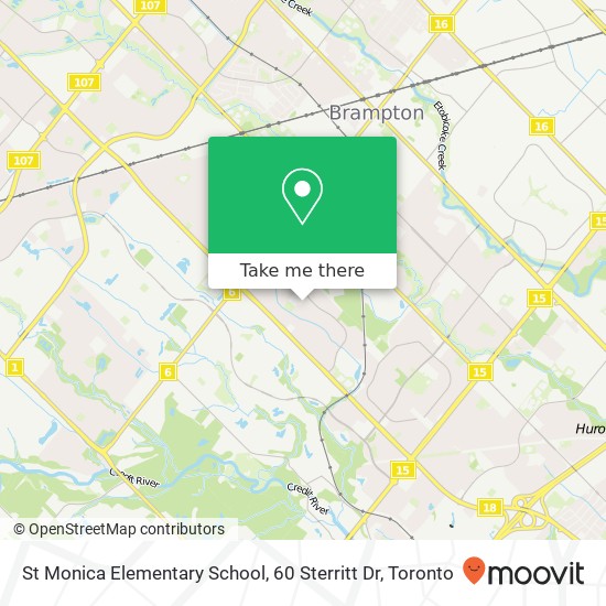 St Monica Elementary School, 60 Sterritt Dr map