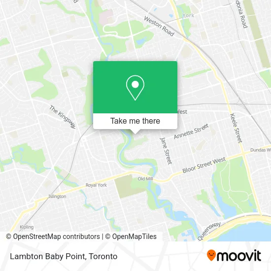 Lambton Baby Point map