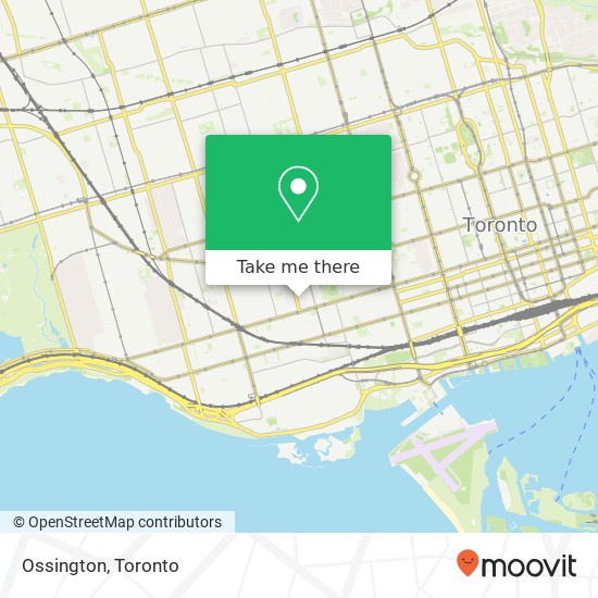 Ossington map